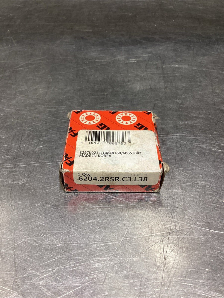 FAG 6204-2RSR-C3-L38 Roller Bearing, NOS