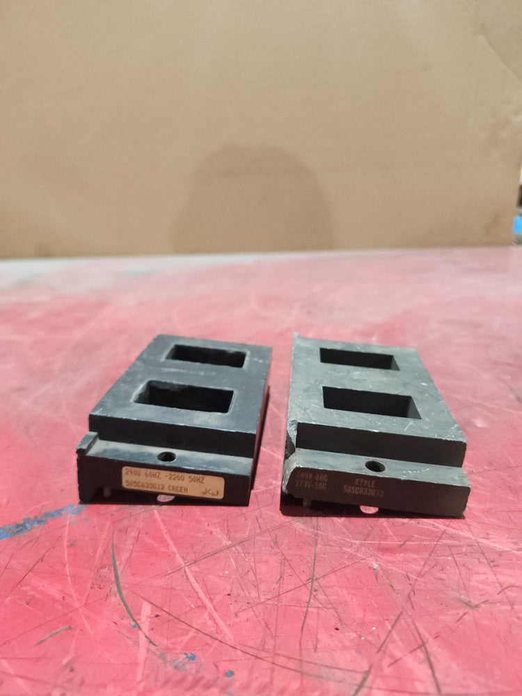 USED LOT OF 2 CUTLER HAMMER MAGNETIC COIL 505C633G12
