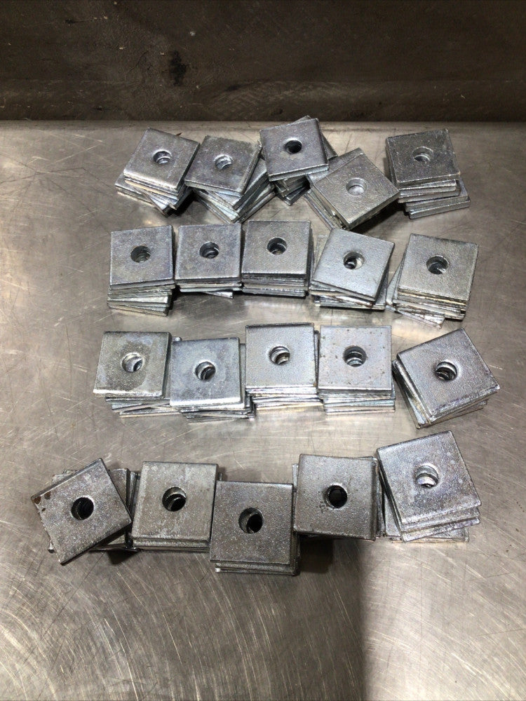 100-pk PHD Manufacturing 5002 S5002EG 1/2" Square Washer Nos Surplus