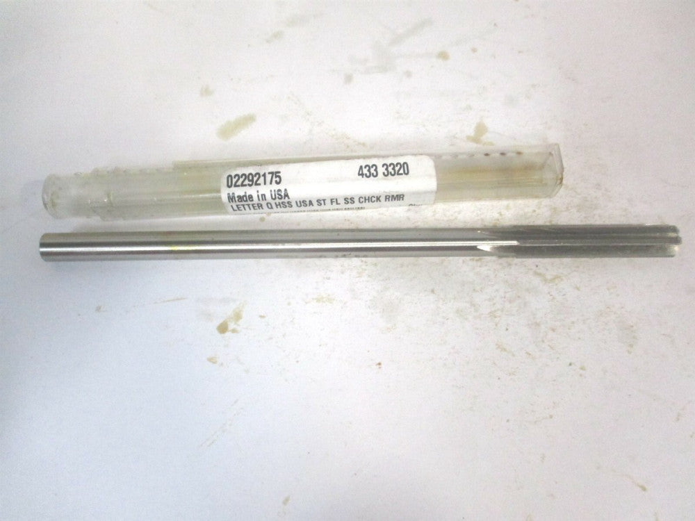 (433-0.3320) 21/64" x 1-1/2" x 4-3/4" OAL HSS RH Straight Chucking Reamer