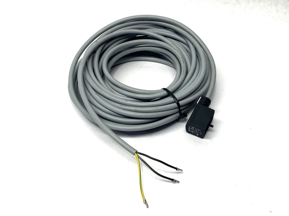 Festo KMF-1-24-10-LED Plug Socket w/ Cable 10m 24VDC 193458