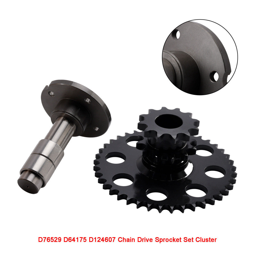 Chain Drive Sprocket Set Cluster D76529 D64175 D124607 For Case 1845C Skid Steer