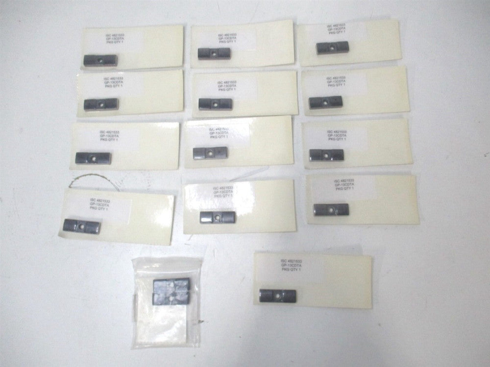 Iscar (4821533) GP-13CDTA Carbide Insert - Lot of 15
