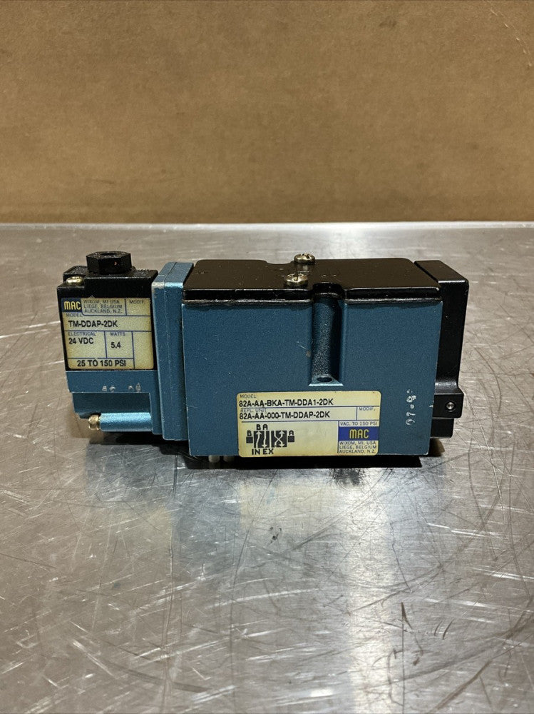 MAC 82A-AA-BKA-TM-BKA-DDA1-2DK, 24VDC, 25 to 150psi, 5.4 Watts, NOS Surplus