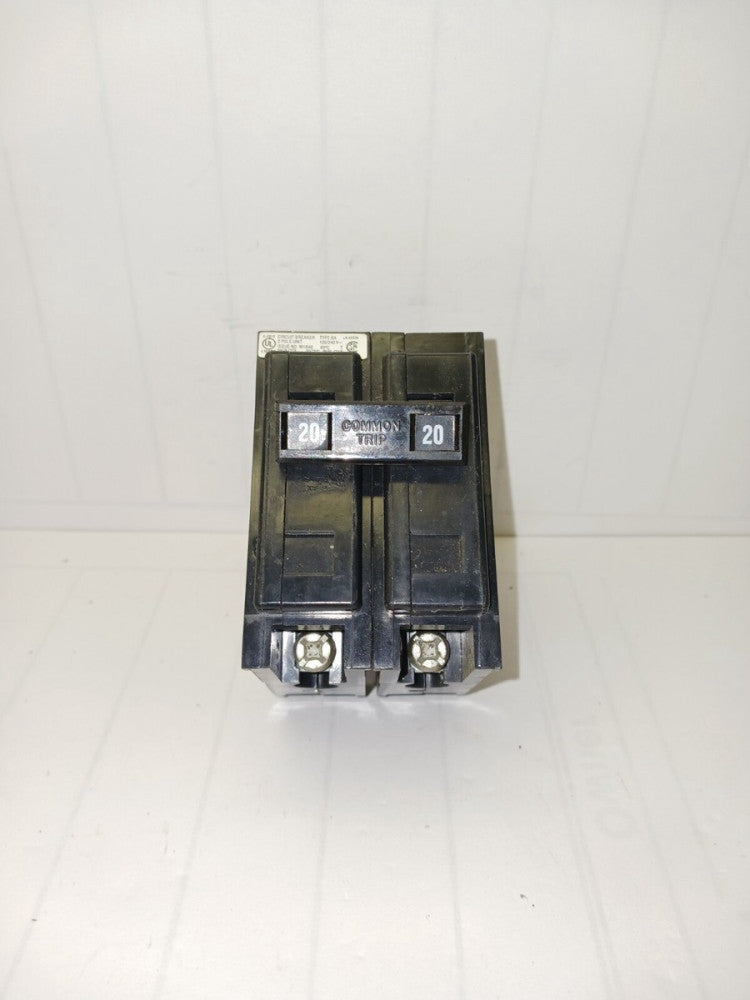 CUTLER HAMMER 20 AMP CIRCUIT BREAKER QUICKLAG 120/240 VAC BA220
