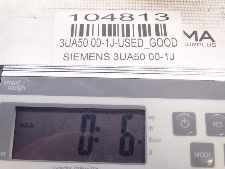 SIEMENS 3UA5000-1J RELAY