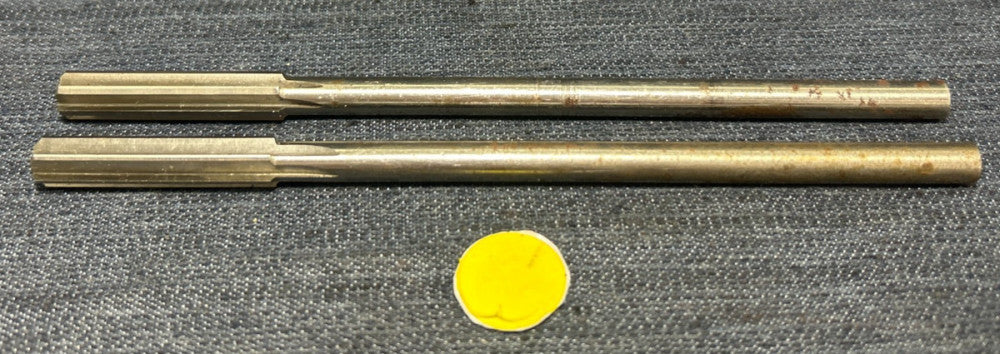 UNBRANDED HS RIGHT HAND 6 FLUTE CHUCKING REAMER   .38"  LOT OF 2