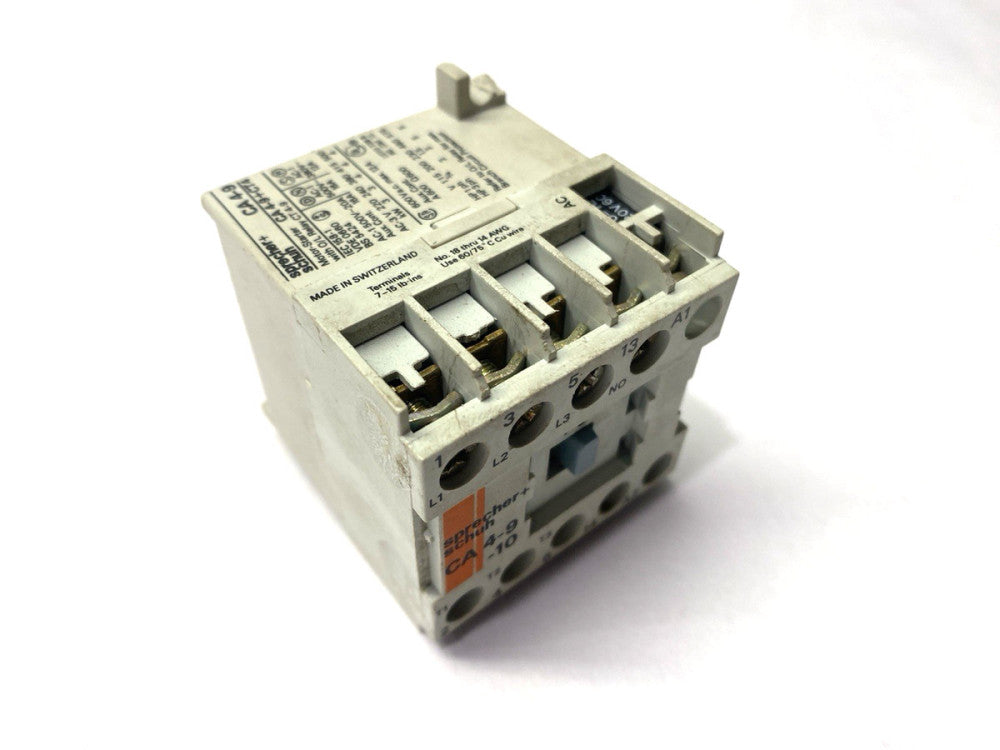 Sprecher+Schuh CA4-9-10-120 Miniature Contactor 3-Phase 120V