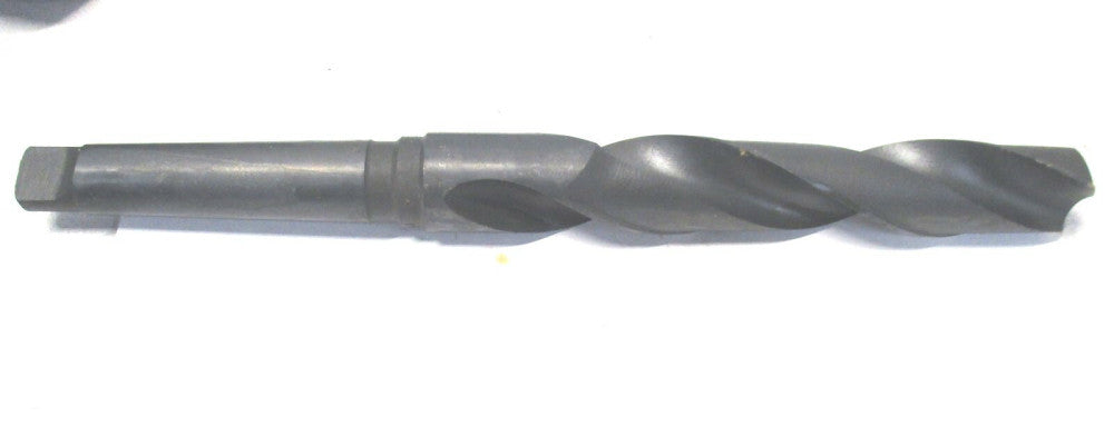 NEW 1-9/64 x 12-1/8 Spiral Flute HSS 3MT Taper Shank Drill