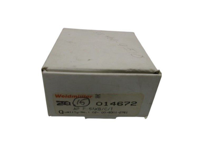 WEIDMULLER 014672 END PLATE (IN BOX)  NSNP