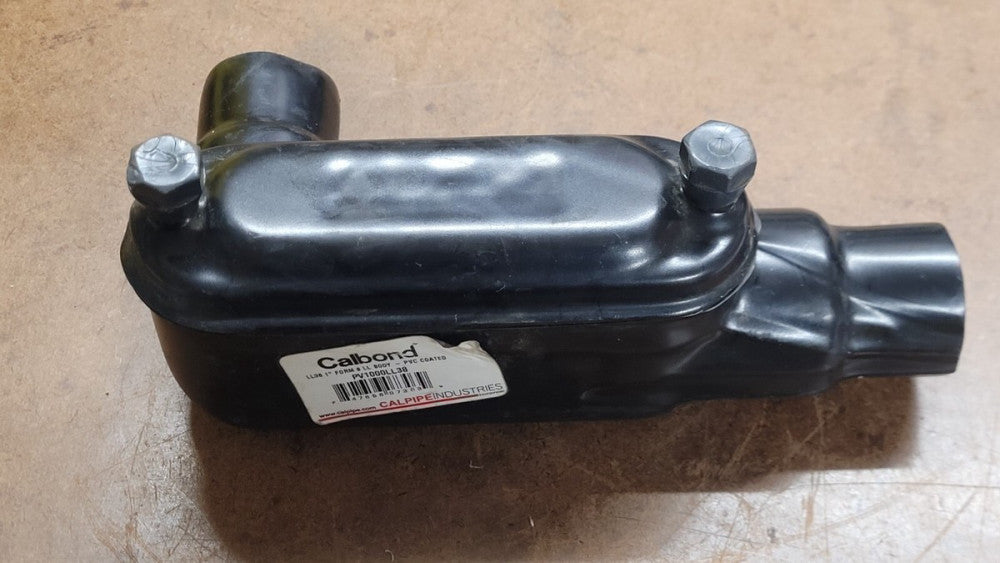 Calbond PV1000LL38 1" LL Body Right Angle Conduit Body PVC Coated