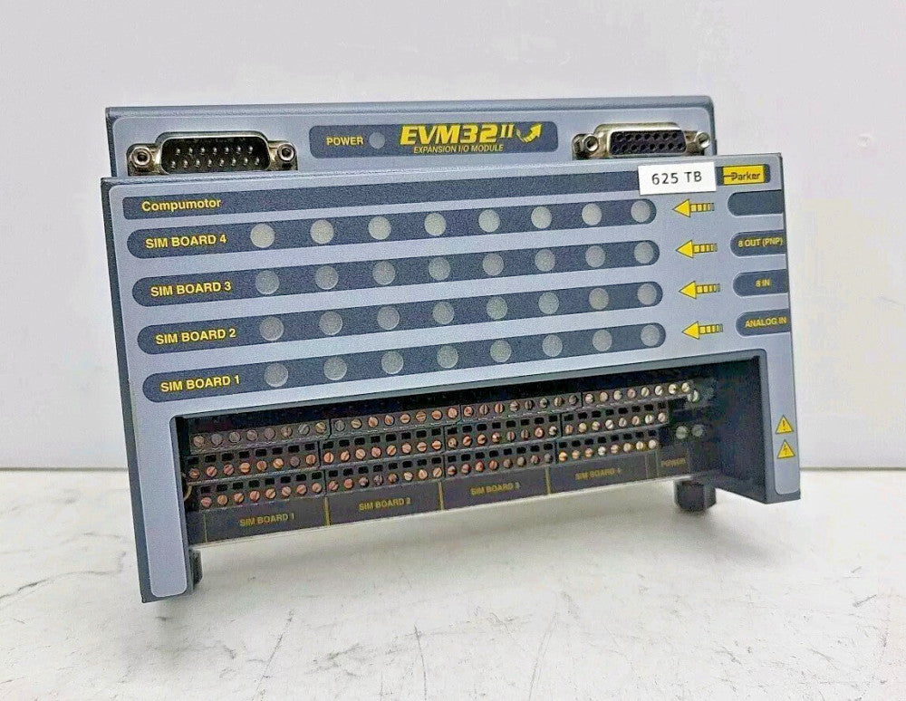 Parker EVM32-II Compumotor Expansion I/O Module Baseboard 4x SIM Slot 15-Pin