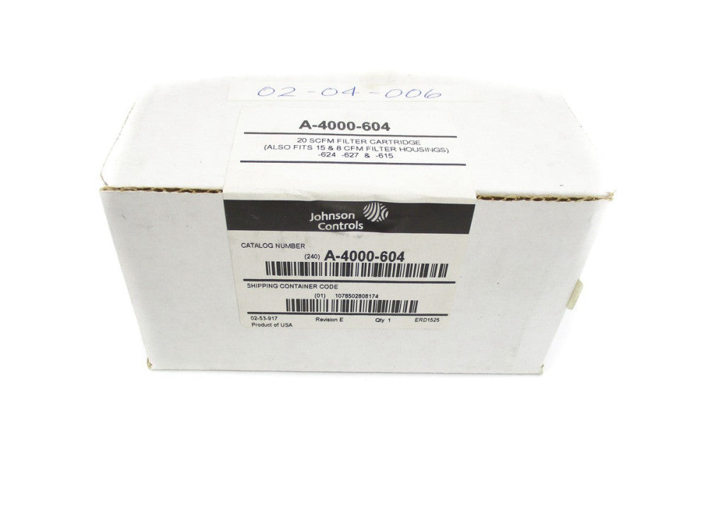JOHNSON CONTROLS A-4000-604 NSFS