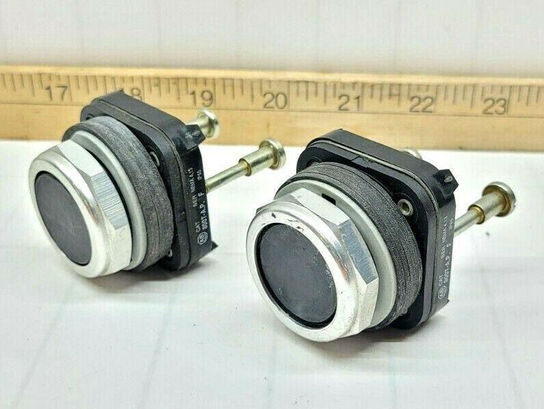 LOT OF 2 ALLEN BRADLEY 800T-A.P. BLACK MOMENTARY PUSHBUTTONS