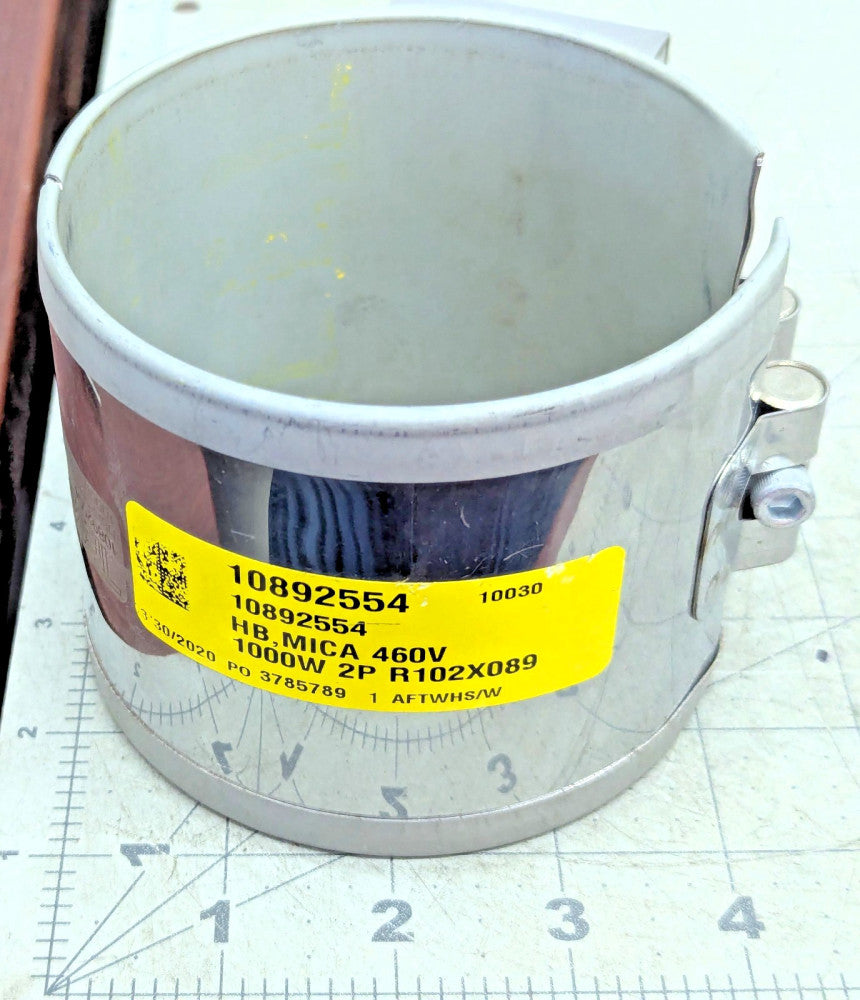4” x 3 ½” Mica Band Heater 1000W 460V Tempco Duraband 10892554 / MBH25934 [C3B2]