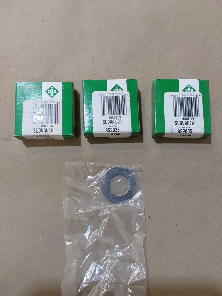 INA AS2035 Axial bearing washer (Lot of 3)