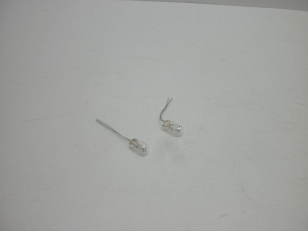 JKL 2107 MINIATURE LAMP BULBS 10V .04A T1.75 WIRE-TERM (LOT OF 2) NEW NO BOX