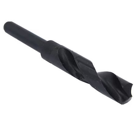 DRILL AMERICA DWDRSD17.5MM 17.50mm Reduced Shank HSS Drill Bit 1/2" Shank,