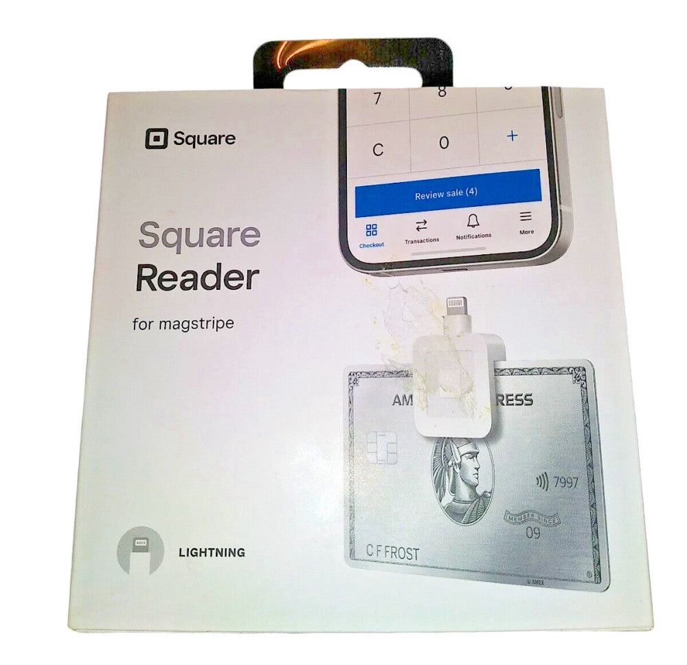 Square Reader Plug In Square - Reader for Magstripe (Lightning Connector) Square Reader New ...
