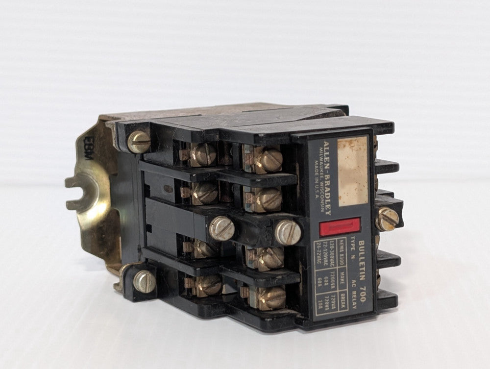 Allen Bradley 700-N600A1 Bulletin 700 AC Relay, Ser C, NEMA A300, 120V Coil