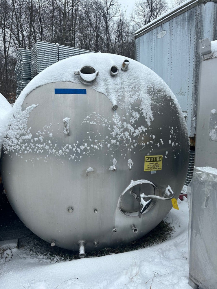 3,000 Gallon SS Stainless Steel Insulated Horizontal Liquid Storage Tank