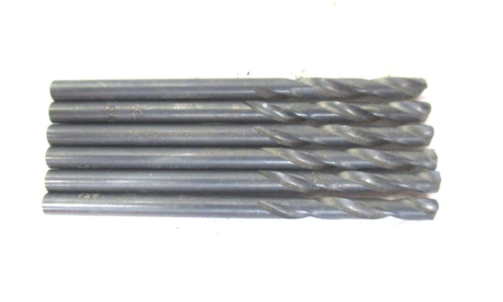 Made in USA #34 7/64" x 1-7/8" OAL HSS Screw Machine Length Stub Drill - 6 QTY