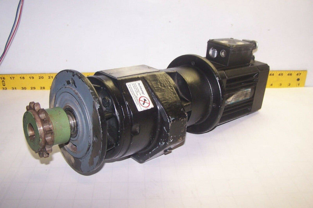 BAUMULLER MOTOR 942 03714 WITH SEW-EURODRIVE GEARBOX RF43 LP71