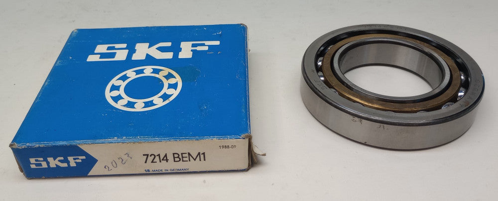 SKF 7214 BEM1 Angular Contact Ball Bearing 70mm IDX 125mm OD X 24mm W 7214BEM1