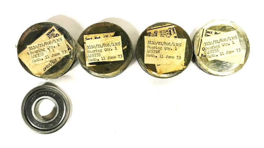 SKF Deep Groove Metal Shielded Ball Bearing 465755 [Lot of 4] NOS