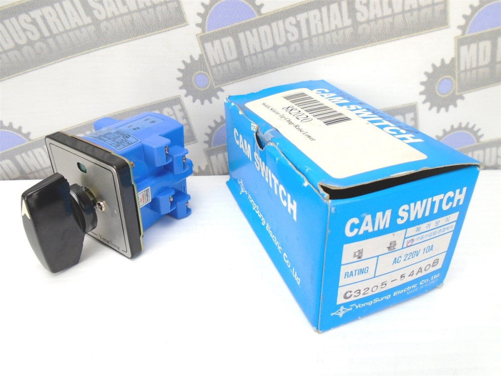 YongSung - C3205-54AOB - CAM SWITCH w/HANDLE Rating 120/220/480V - AC/DC - (NEW)