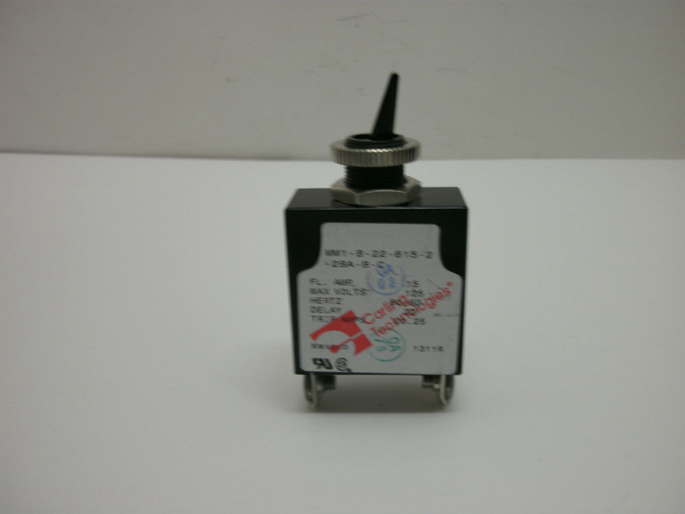 CARLING MM1-B-22-615-2-2BA-B-C MINIATURE CIRCUIT BREAKER 15 AMP 125 VOLTS NNB