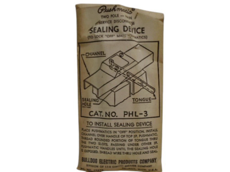 PUSHMATIC PHL-3 SEALING DEVICE NSMP