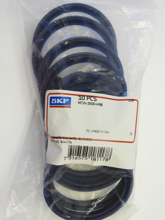 (10 pcs) SKF MCW-2500-H9B 2-1/2 x 3 x 5/16 inch Wiper Seal 2.5 x 3 x 0.312 New
