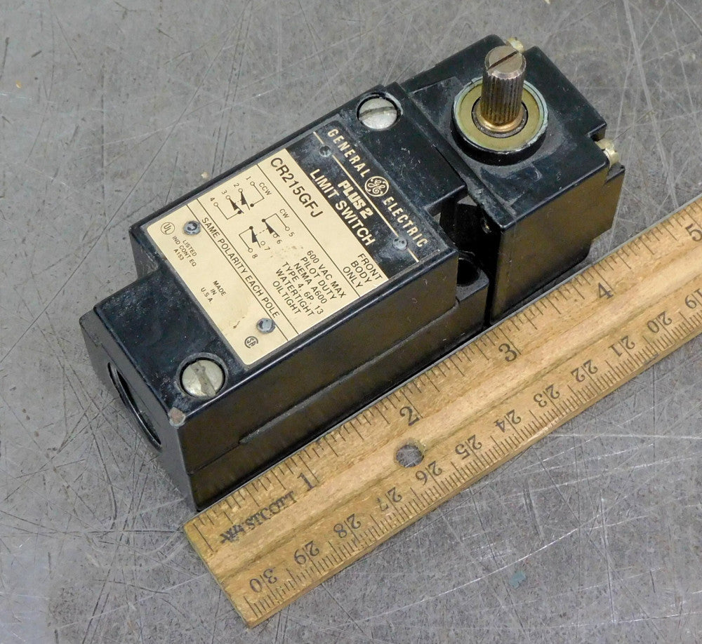 General Electric CR215GJF Plus 2 Limit Switch 600V AC 1/2" NPT