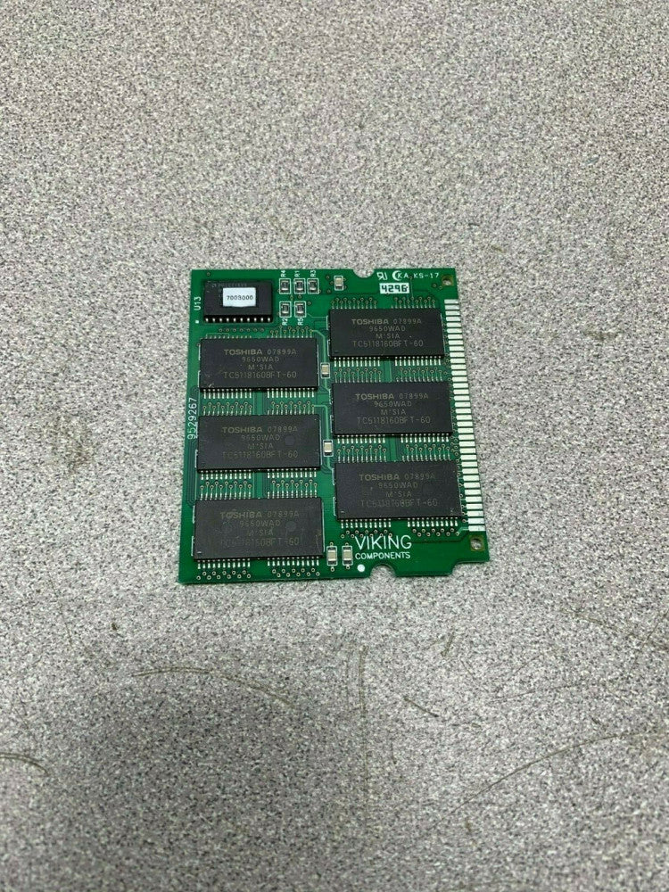 NEW NO BOX VIKING COMPONENTS TOSHIBA CIRCUIT BOARD 9529267