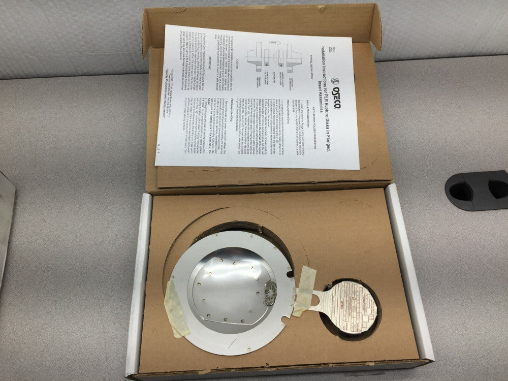 NEW IN BOX OSECO PLR 4" 316SS 26.40PSIG  RUPTURE DISK 314778 / 1401-1-1