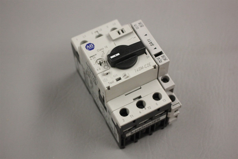 ALLEN BRADLEY CIRCUIT BREAKER+ 140M-C-A AUXILARY CONTACT 140M-C2E-B63