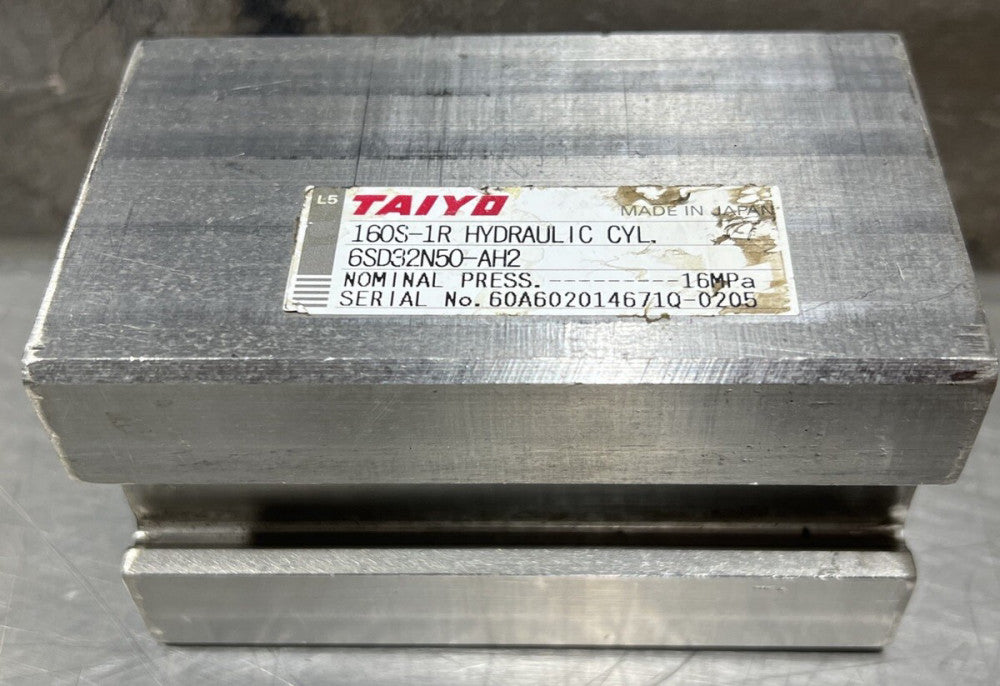 Taiyo 160S-1R 6SD32N50-AH2 Hydraulic Cylinder Nos Surplus
