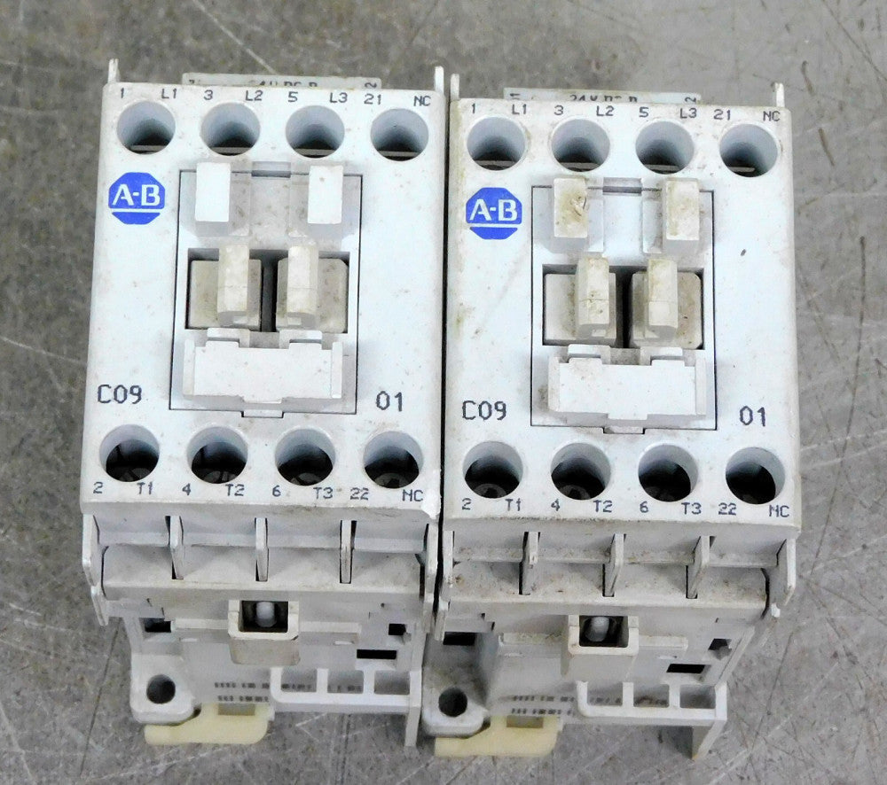 Allen Bradley 100-C09D*01 Mini Contactor 230-690V 32A 3kW Lot of Two (2)