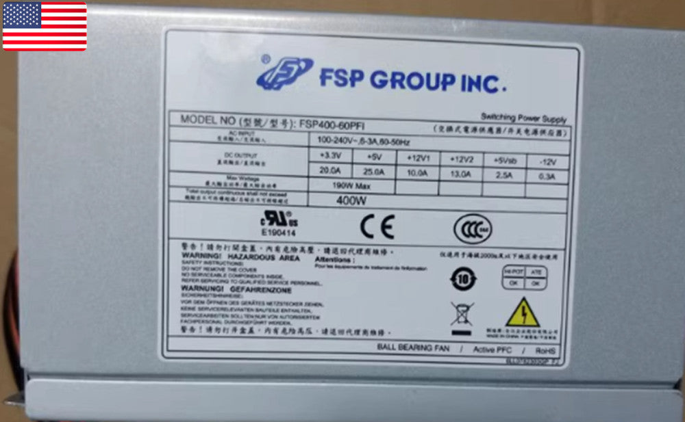 One Brand New FSP FSP400-60PFI Power Supply - US Stock