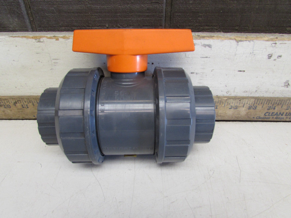 NEW FIP 1 1/2 TRUE UNION PVC BALL VALVE,DN40,NEW SURPLUS!MAKE OFFER!