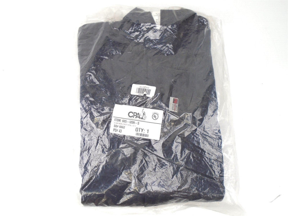CPA Chicago Protective - 605-USN-S - ARC FLASH 9oz COVERALLS - Small - NEW