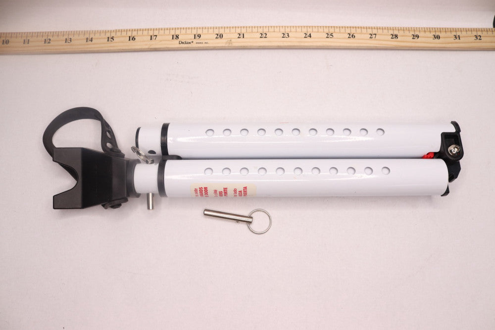 Master Hinged and Sliding Door Security Bar White 25.5"-43.5" - Forked Head Only
