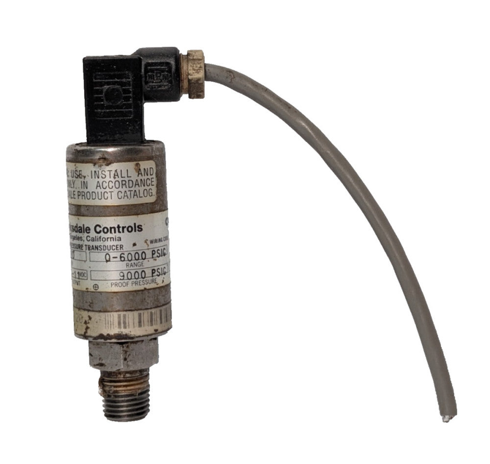 IMO Barksdale Controls 806H4-20 Pressure Transducer CVD-2000, 0-6000PSIG