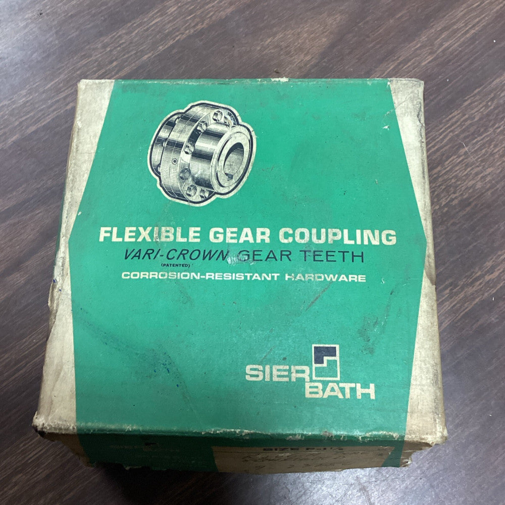 Sier Bath Series F Flexible Gear Coupling, Size F-1-1/2