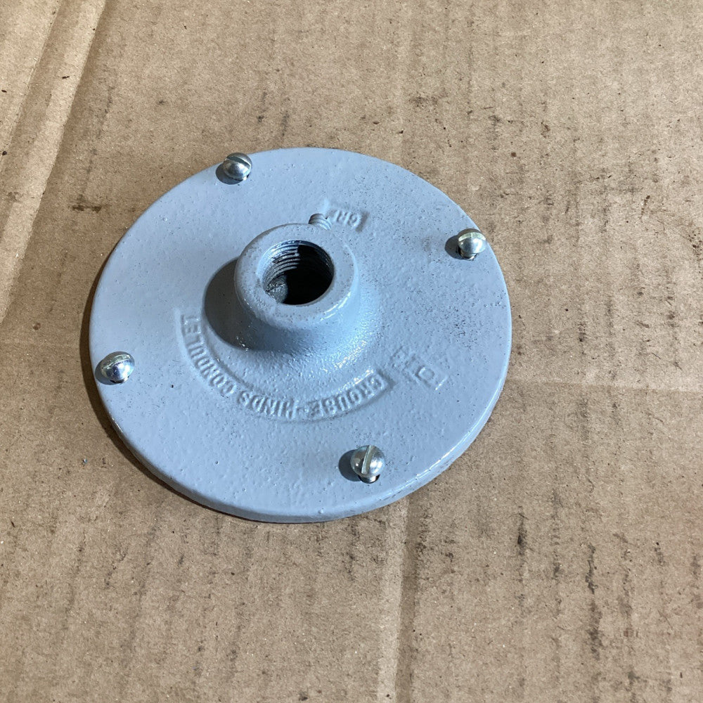 Crouse-Hinds GRF11 Condulet hub cover GRF11-S665 Listed 425B Cover (qty 1) NOS