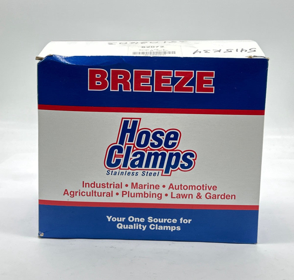 Breeze 62072 Hose Clamps, 1-7/8" to 5", Width 0.5" Lot of 20