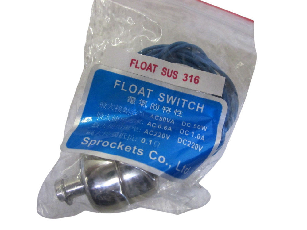 SPROCKETS, C0. SUS 316 FLOAT SWITCH NSMP