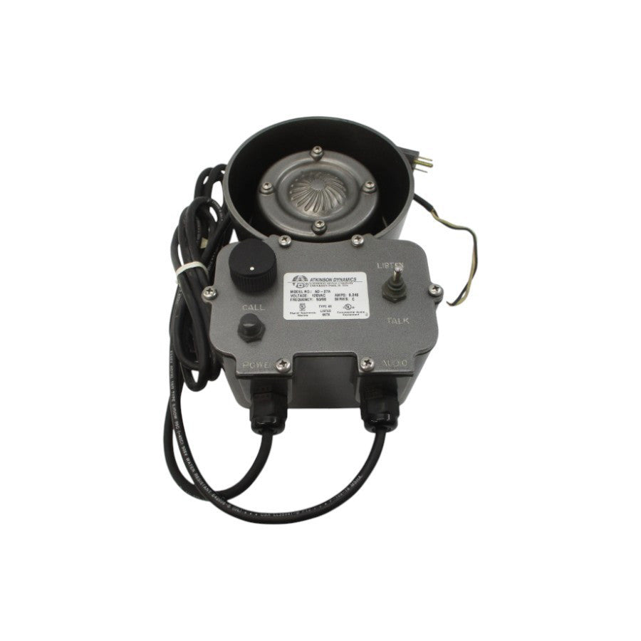 ATKINSON DYNAMICS AD-27A SER. C 120VAC 0.240A NSNP