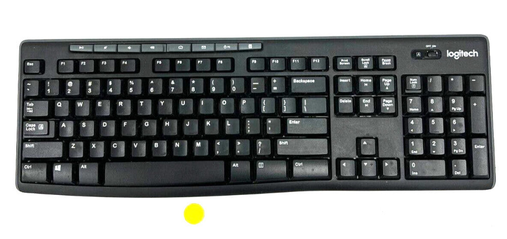 LOGITECH K270 KEYBOARD WIRELESS BLACK OAL 17-3/8"